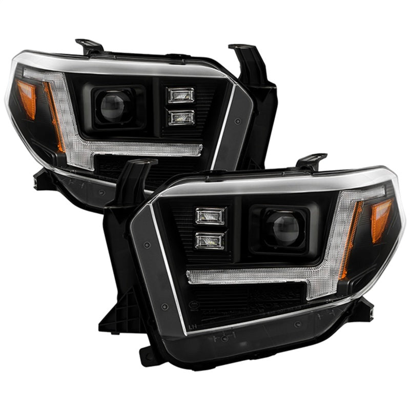 Spyder Signature 14-21 Toyota Tundra SR/SR5 Projector Headlights - Black (PRO-YD-TTU14V2SI-SBSEQ-BK) Spyder Signature 14-21 Toyota Tundra SR/SR5 Projector Headlights - Black (PRO-YD-TTU14V2SI-SBSEQ-BK)