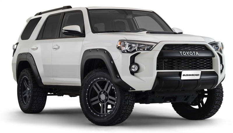 Bushwacker 14-18 Toyota 4Runner Pocket Style Flares 4pc Excludes Limited - Black Bushwacker 14-18 Toyota 4Runner Pocket Style Flares 4pc Excludes Limited - Black