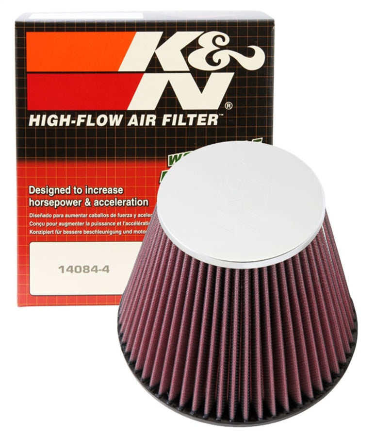 K&N Round Tapered Universal Air Filter 6in Flange ID x 7.5in Base OD x 4.5in Top OD x 6in H K&N Round Tapered Universal Air Filter 6in Flange ID x 7.5in Base OD x 4.5in Top OD x 6in H