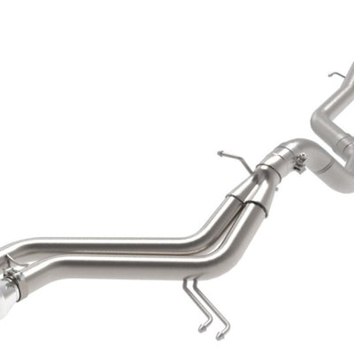 aFe Takeda 2-1/2in to 3in SS-304 Cat-Back Exhaust w/ Blue Flame Tips 13-17 Hyundai Veloster L4-1.6L