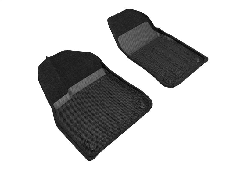 3D MAXpider 19-21 Porsche Cayenne 2021 Cayenne GTS Elegant Hybrid 1st Row Floormat - Black 3D MAXpider 19-21 Porsche Cayenne 2021 Cayenne GTS Elegant Hybrid 1st Row Floormat - Black