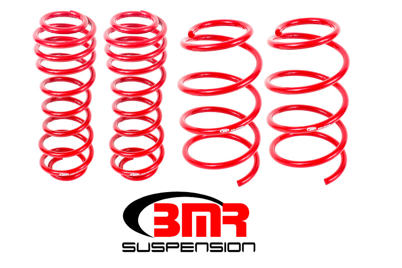 BMR 05-14 S197 Mustang GT Drag Version Lowering Springs (Set Of 4) - Red BMR 05-14 S197 Mustang GT Drag Version Lowering Springs (Set Of 4) - Red