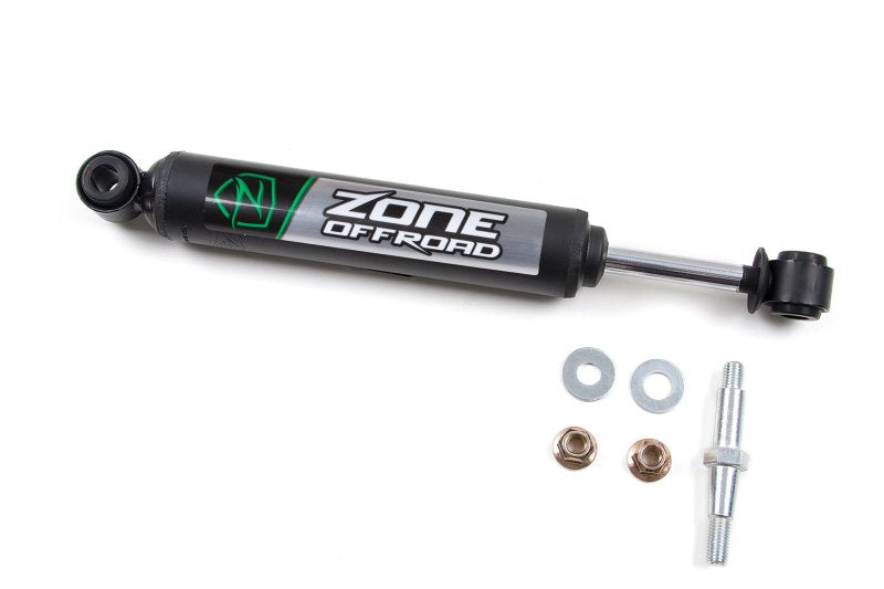 Zone Offroad Jeep Wrangler YJ/TJ Single Steering Stabilizer - Black Zone Offroad Jeep Wrangler YJ/TJ Single Steering Stabilizer - Black