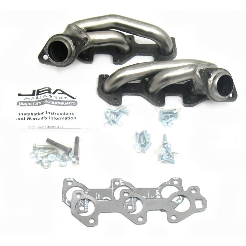 JBA 05-09 Jeep Liberty 3.7L V6 1-1/2in Primary Raw 409SS Cat4Ward Header JBA 05-09 Jeep Liberty 3.7L V6 1-1/2in Primary Raw 409SS Cat4Ward Header