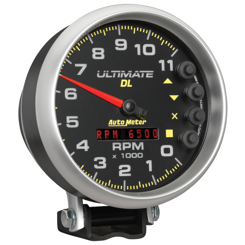 Autometer 5 inch Ultimate DL Playback Tachometer 11000 RPM - Black Autometer 5 inch Ultimate DL Playback Tachometer 11000 RPM - Black