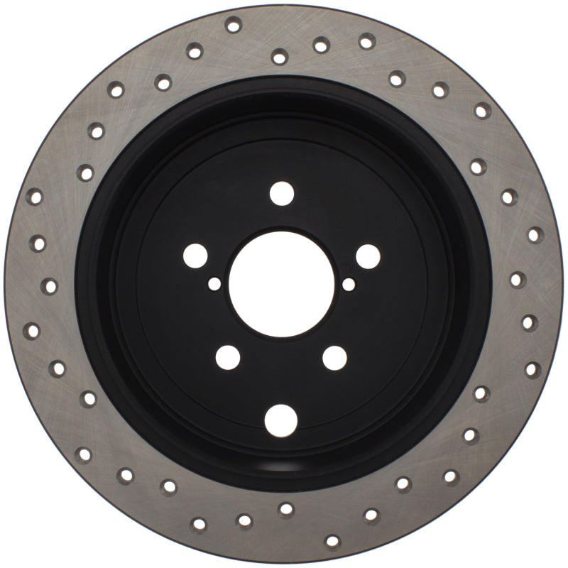 StopTech 08-10 WRX Drilled Left Rear Rotor StopTech 08-10 WRX Drilled Left Rear Rotor