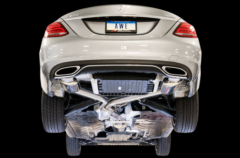 AWE Tuning Mercedes-Benz W205 C300 Touring Edition Exhaust AWE Tuning Mercedes-Benz W205 C300 Touring Edition Exhaust