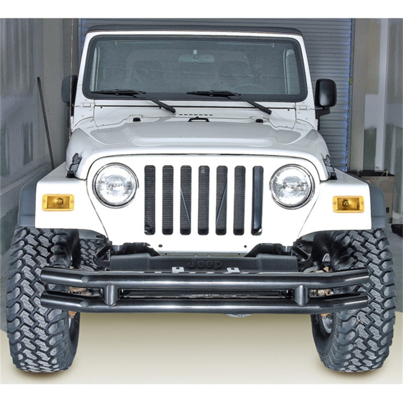 Rugged Ridge 3in Double Tube Bumper 76-06 Jeep CJ / Jeep Wrangler Rugged Ridge 3in Double Tube Bumper 76-06 Jeep CJ / Jeep Wrangler