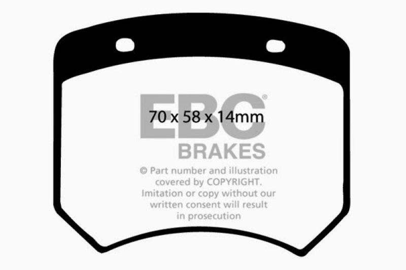 EBC 70-73 Rover Mini 1275 (10in Wheels) Greenstuff Front Brake Pads EBC 70-73 Rover Mini 1275 (10in Wheels) Greenstuff Front Brake Pads