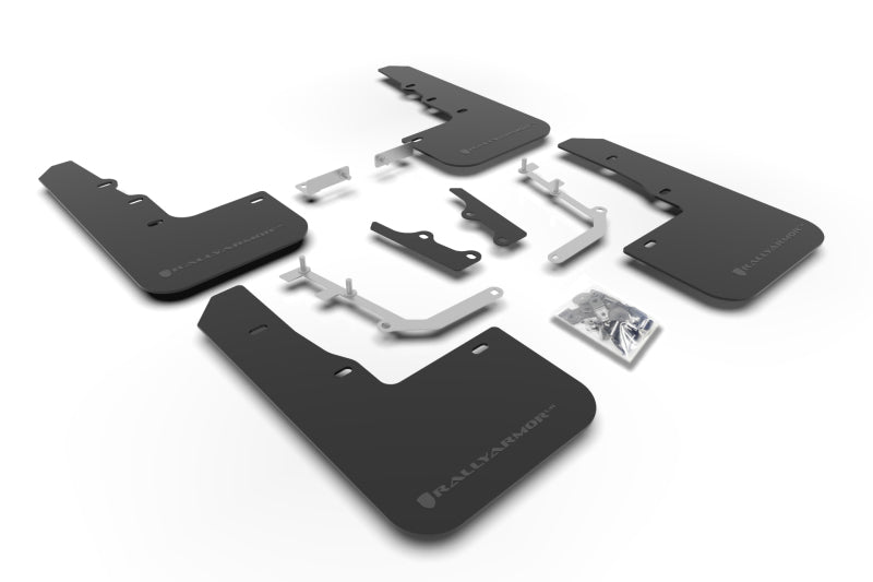 Rally Armor 20-25 Hyundai Venue Black Mud Flap Grey Logo Rally Armor 20-25 Hyundai Venue Black Mud Flap Grey Logo