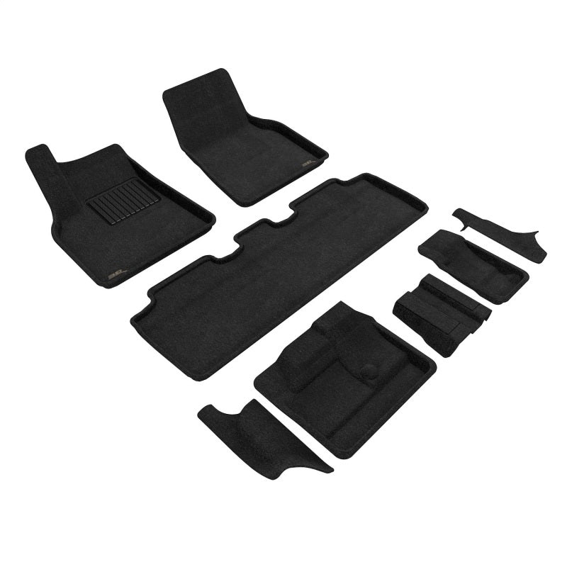 3D Maxpider 21-23 Tesla Model Y 7-Seat Elegant Floor Mat- Black 1St Row 2Nd Row 3Rd Row 3D Maxpider 21-23 Tesla Model Y 7-Seat Elegant Floor Mat- Black 1St Row 2Nd Row 3Rd Row
