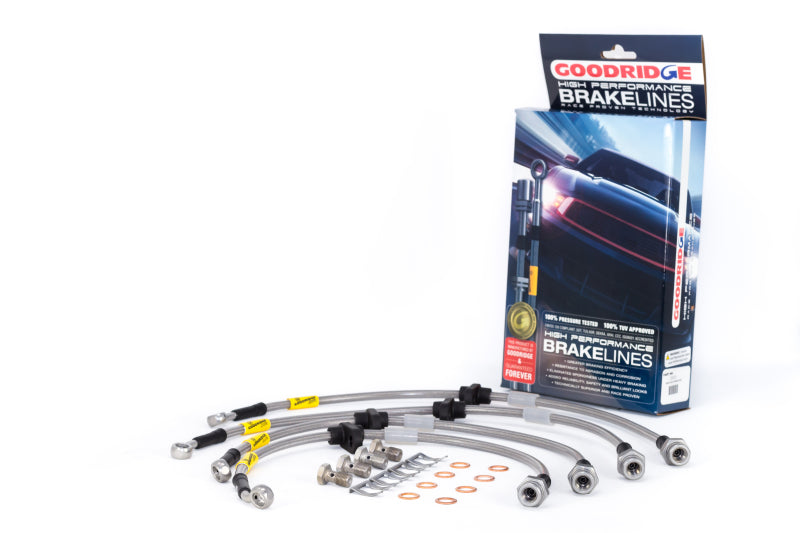 Goodridge 99-00 Honda Civic Si (w/Rear Disc) Stainless Steel Brake Line Kit Goodridge 99-00 Honda Civic Si (w/Rear Disc) Stainless Steel Brake Line Kit