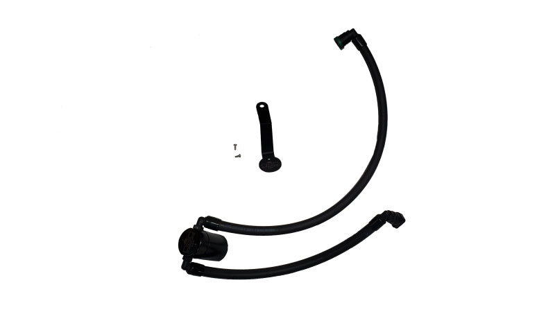 J&L 2024-2025 Ford Mustang 5.0L Oil Separator 3.0 PCV Side - Black Anodized J&L 2024-2025 Ford Mustang 5.0L Oil Separator 3.0 PCV Side - Black Anodized