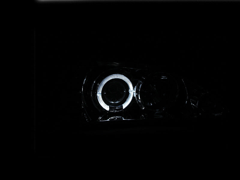 ANZO 1994-1998 Ford Mustang Projector Headlights w/ Halo Chrome 1pc ANZO 1994-1998 Ford Mustang Projector Headlights w/ Halo Chrome 1pc