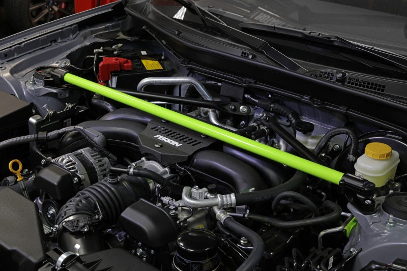 PERRIN 13-25 Subaru BRZ / Toyota GR86/86 / Scion FR-S Front Strut Brace - Neon Yellow PERRIN 13-25 Subaru BRZ / Toyota GR86/86 / Scion FR-S Front Strut Brace - Neon Yellow