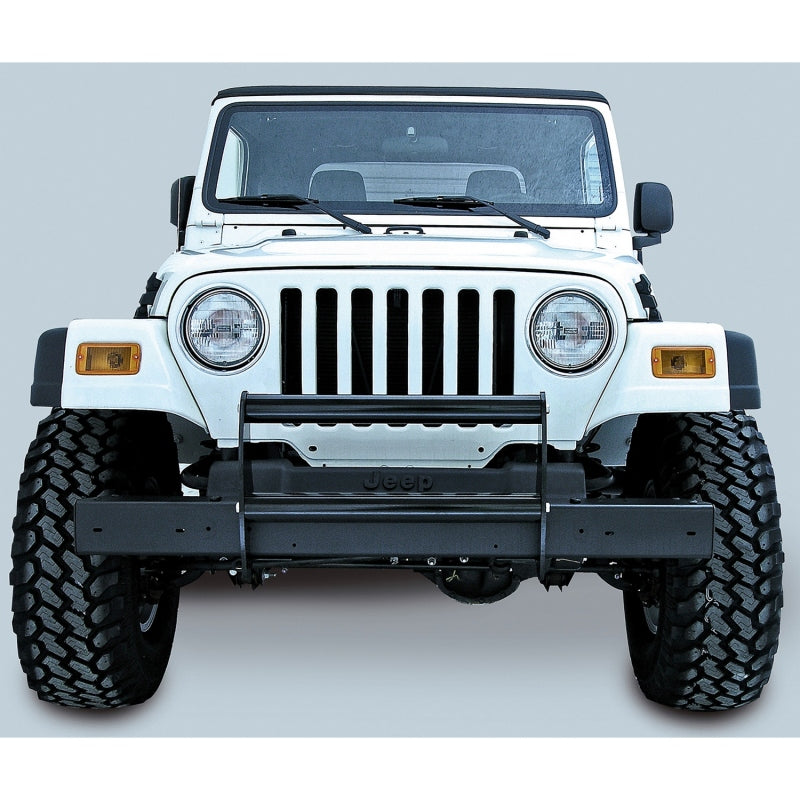 Rugged Ridge Brush Guard Gloss Black 97-06 Jeep Wrangler Rugged Ridge Brush Guard Gloss Black 97-06 Jeep Wrangler