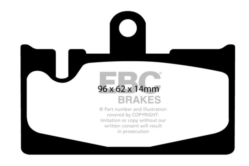 EBC 01-06 Lexus LS430 4.3 Yellowstuff Rear Brake Pads EBC 01-06 Lexus LS430 4.3 Yellowstuff Rear Brake Pads