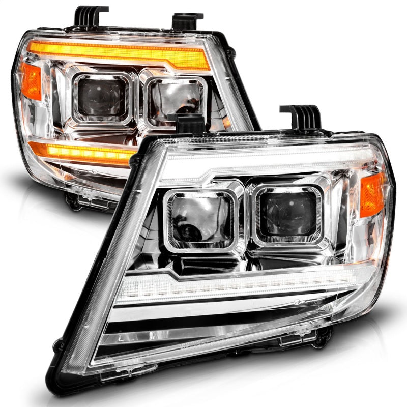 ANZO 09-20 Nissan Frontier Chrome Projector Plank Style DRL w/ Switchback & Sequential LED DRL ANZO 09-20 Nissan Frontier Chrome Projector Plank Style DRL w/ Switchback & Sequential LED DRL