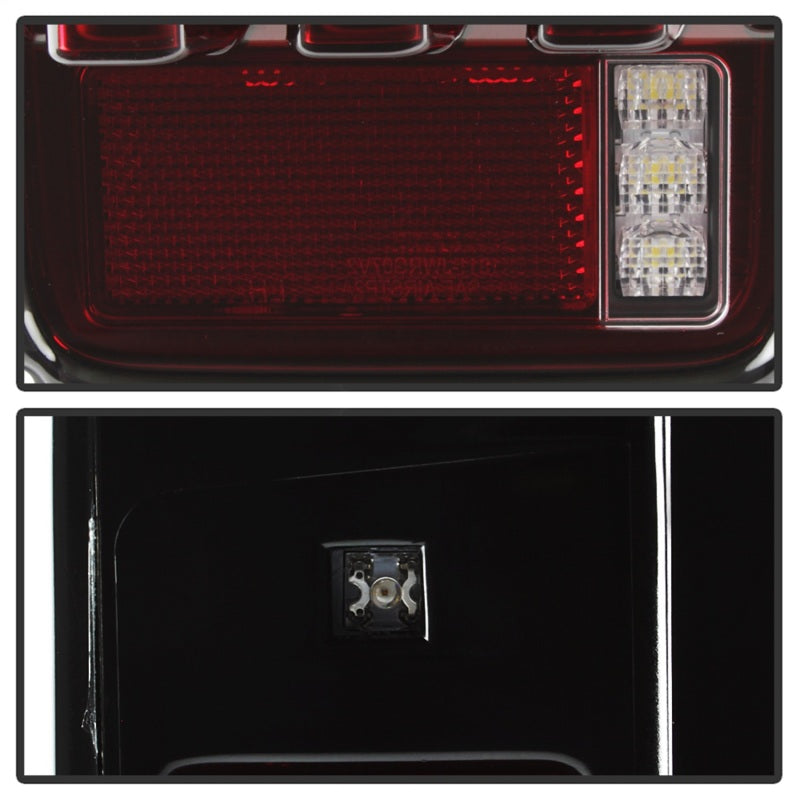 Spyder 07-16 Jeep Wrangler Version 2 Light Bar LED Tail Lights - Red Clear (ALT-YD-JWA07V2-LBLED-RC) Spyder 07-16 Jeep Wrangler Version 2 Light Bar LED Tail Lights - Red Clear (ALT-YD-JWA07V2-LBLED-RC)