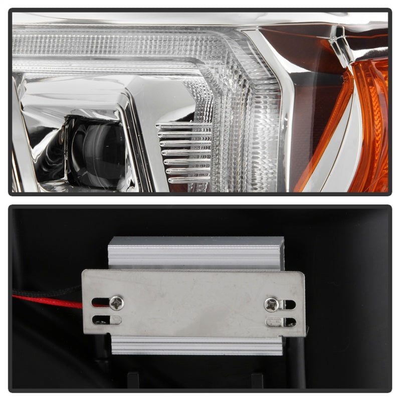 Spyder 16-20 Toyota Tacoma Halogen Model Only High-Power LED Headlights - Chrome PRO-YD-TT16HALAP-C Spyder 16-20 Toyota Tacoma Halogen Model Only High-Power LED Headlights - Chrome PRO-YD-TT16HALAP-C