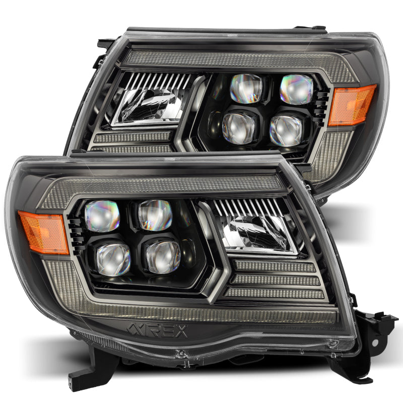 AlphaRex 05-11 Toyota Tacoma NOVA LED Projector Headlights Plank Style Black w/Activation Light/DRL AlphaRex 05-11 Toyota Tacoma NOVA LED Projector Headlights Plank Style Black w/Activation Light/DRL