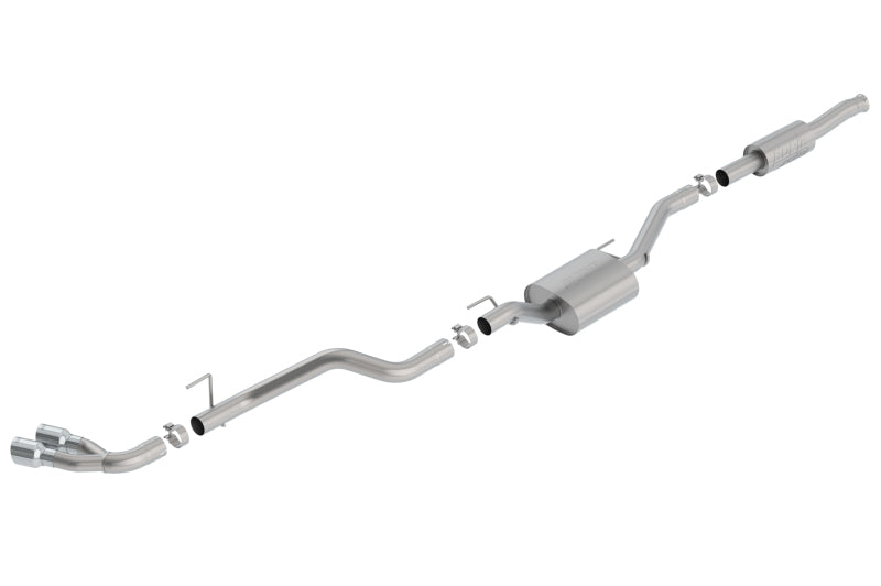 Borla 2020 Jeep Gladiator JT 3.6L V6 AWD ATAK Dual Side Catback w/ Chrome Tips Borla 2020 Jeep Gladiator JT 3.6L V6 AWD ATAK Dual Side Catback w/ Chrome Tips