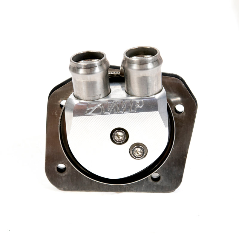 VMP Performance 1in Ford Mustang Cobra Engineering High-Flow Water Manifold VMP Performance 1in Ford Mustang Cobra Engineering High-Flow Water Manifold