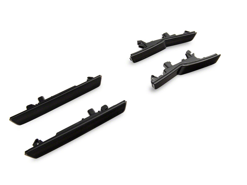 Raxiom 18-23 Dodge Challenger Widebody Axial Series LED Side Marker Lights Front and Rear- Smoked Raxiom 18-23 Dodge Challenger Widebody Axial Series LED Side Marker Lights Front and Rear- Smoked