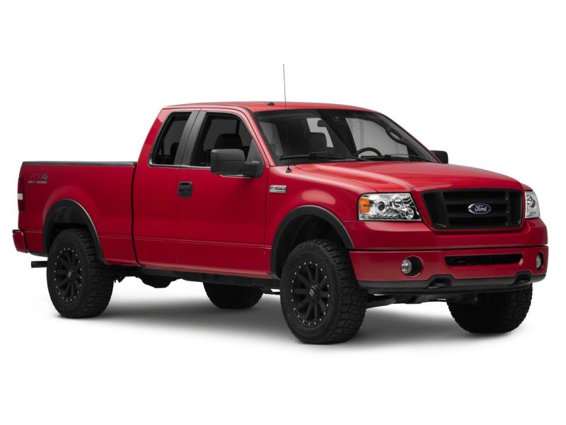 Raxiom 04-08 Ford F-150 Dual LED Halo Projector Headlights- Chrome Housing (Clear Lens) Raxiom 04-08 Ford F-150 Dual LED Halo Projector Headlights- Chrome Housing (Clear Lens)