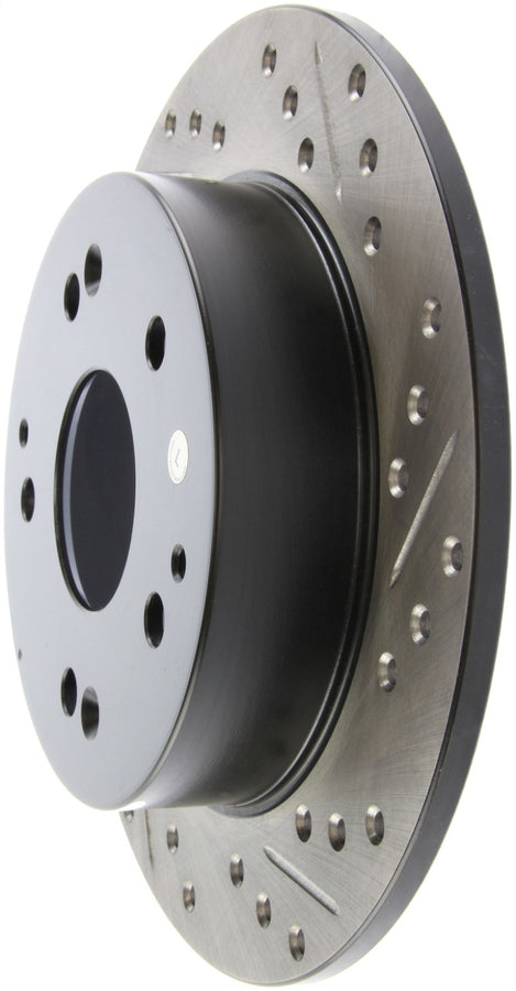 StopTech 02-06 Acura RSX Incl. Type S / 97-01 Integra Type R Slotted & Drilled Left Rear Rotor StopTech 02-06 Acura RSX Incl. Type S / 97-01 Integra Type R Slotted & Drilled Left Rear Rotor