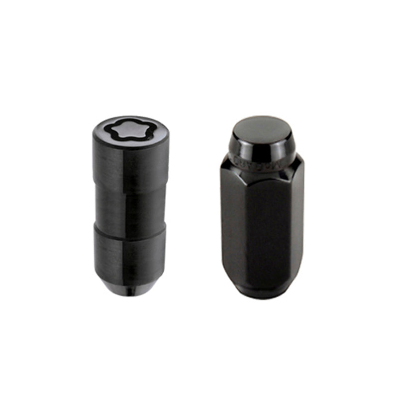 McGard 6 Lug Hex Install Kit w/Locks (Cone Seat Nut) M14X2.0 / 13/16 Hex / 2.25in. Length - Black McGard 6 Lug Hex Install Kit w/Locks (Cone Seat Nut) M14X2.0 / 13/16 Hex / 2.25in. Length - Black