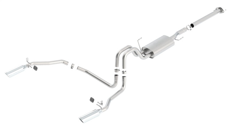 Borla 11-14 Ford F-150 5.0L AT 2/4WD Aggressive ATAK SS Catback Exhaust Borla 11-14 Ford F-150 5.0L AT 2/4WD Aggressive ATAK SS Catback Exhaust