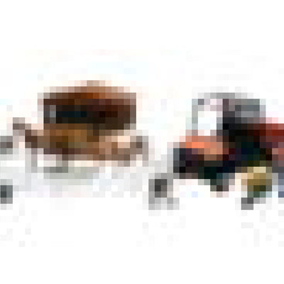 New Ray Toys Kubota RTV-X1120D Playset with Figurine, Barn and Horses/ Scale - 1:18