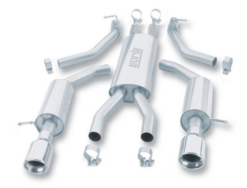 Borla 03 Thunderbird 3.9L V8 AT RWD 2 DR Catback Exhaust Borla 03 Thunderbird 3.9L V8 AT RWD 2 DR Catback Exhaust