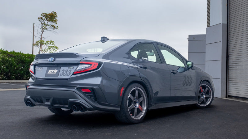 Borla 2022 Subaru WRX 2.4L Turbo AT/MT AWD S-Type Catback Exhaust CB Tips Borla 2022 Subaru WRX 2.4L Turbo AT/MT AWD S-Type Catback Exhaust CB Tips