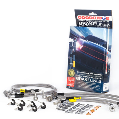 Goodridge 00-06 Chevrolet Tahoe (Rear Disc w/ Stabila Trak) Stainless Steel Brake Line Kit