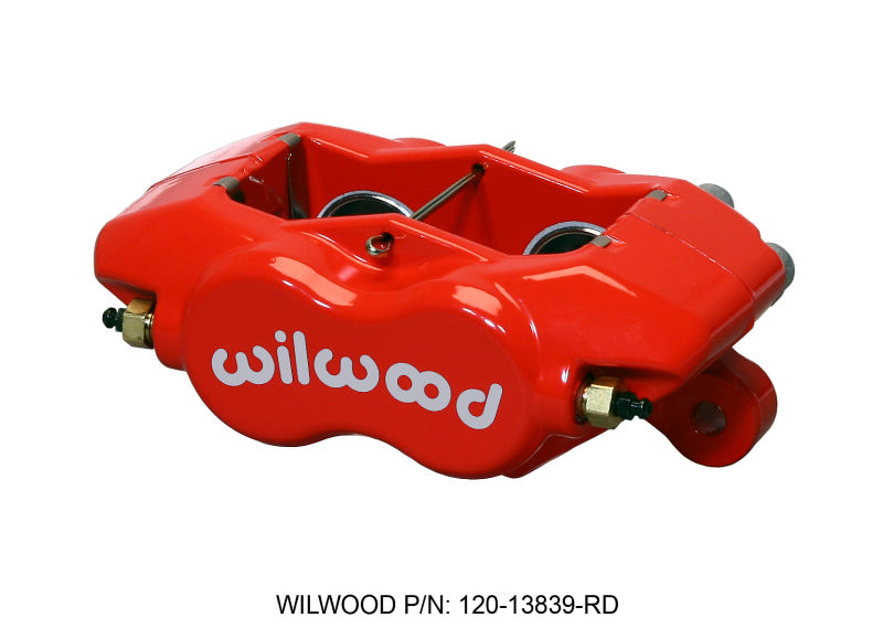 Wilwood Caliper-Forged DynaliteI-Red 1.38in Pistons .81in Disc Wilwood Caliper-Forged DynaliteI-Red 1.38in Pistons .81in Disc