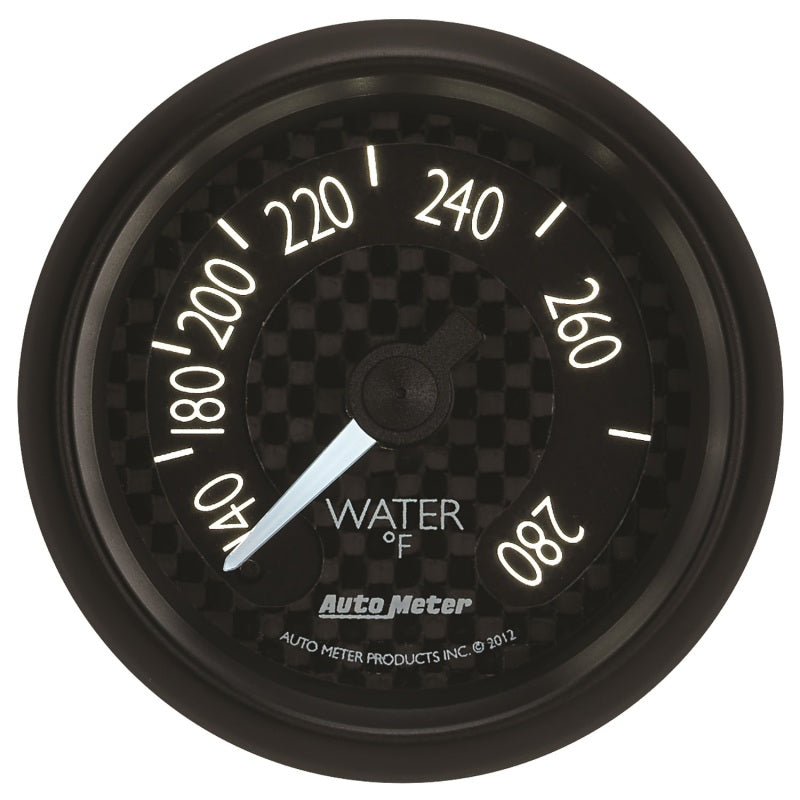 Autometer GT Series 52mm Mechanical 140-280 Deg F Water Temperature Gauge Autometer GT Series 52mm Mechanical 140-280 Deg F Water Temperature Gauge