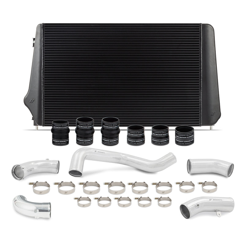 Mishimoto 17-19 GM L5P Duramax Intercooler Kit - Black w/ Polished Pipes Mishimoto 17-19 GM L5P Duramax Intercooler Kit - Black w/ Polished Pipes