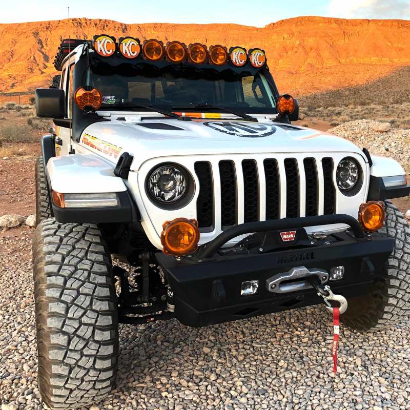 KC HiLiTES 6in. Light Shield for SlimLite LED - Amber KC HiLiTES 6in. Light Shield for SlimLite LED - Amber