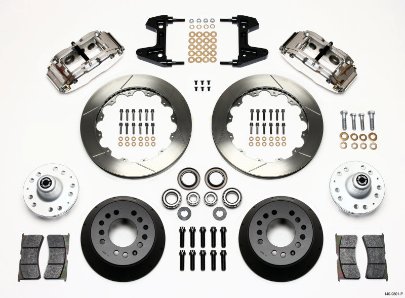 Wilwood Narrow Superlite 6R Front Hub Kit 12.88in Polished 74-80 Pinto/Mustang II Disc Spindle only Wilwood Narrow Superlite 6R Front Hub Kit 12.88in Polished 74-80 Pinto/Mustang II Disc Spindle only