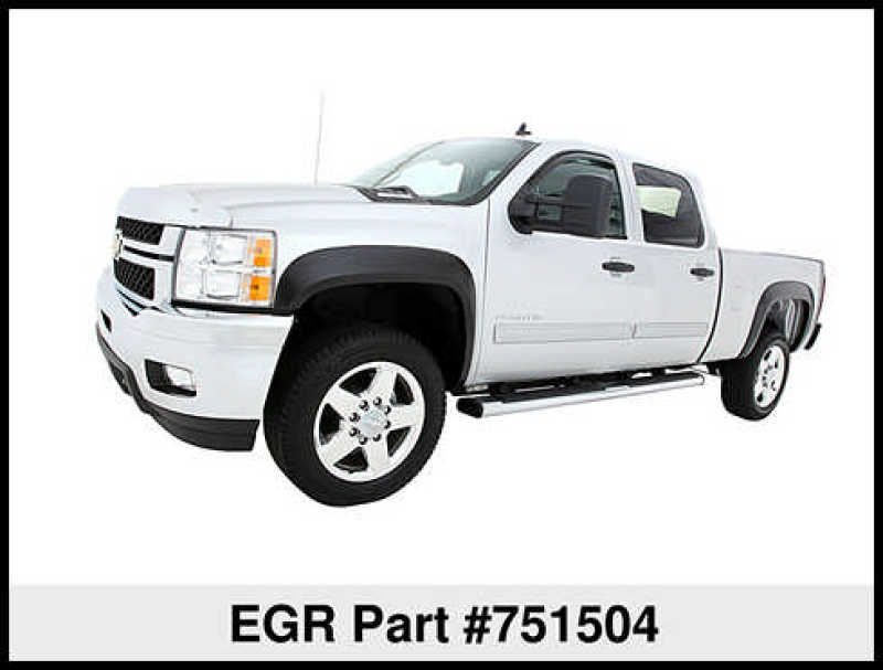 EGR 07-13 Chev Silverado 6-8ft Bed Rugged Look Fender Flares - Set (751504) EGR 07-13 Chev Silverado 6-8ft Bed Rugged Look Fender Flares - Set (751504)