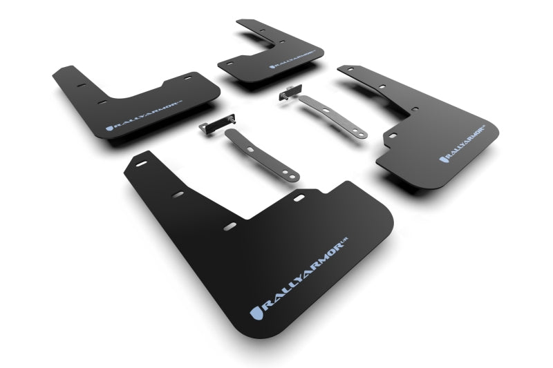 Rally Armor 22-23 Hyundai Elantra N & N Line Black UR Mud Flap w/Light Blue Logo Rally Armor 22-23 Hyundai Elantra N & N Line Black UR Mud Flap w/Light Blue Logo