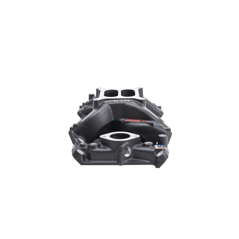Edelbrock Intake Manifold RPM Air-Gap Small-Block Chrysler 340-360 Black Edelbrock Intake Manifold RPM Air-Gap Small-Block Chrysler 340-360 Black