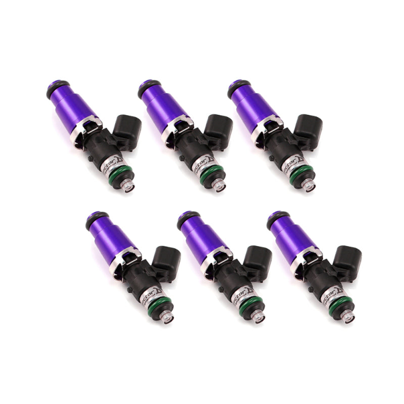 Injector Dynamics 1340cc Injectors - 60mm Length - 14mm Purple Top - 14mm Lower O-Ring (Set of 6) Injector Dynamics 1340cc Injectors - 60mm Length - 14mm Purple Top - 14mm Lower O-Ring (Set of 6)