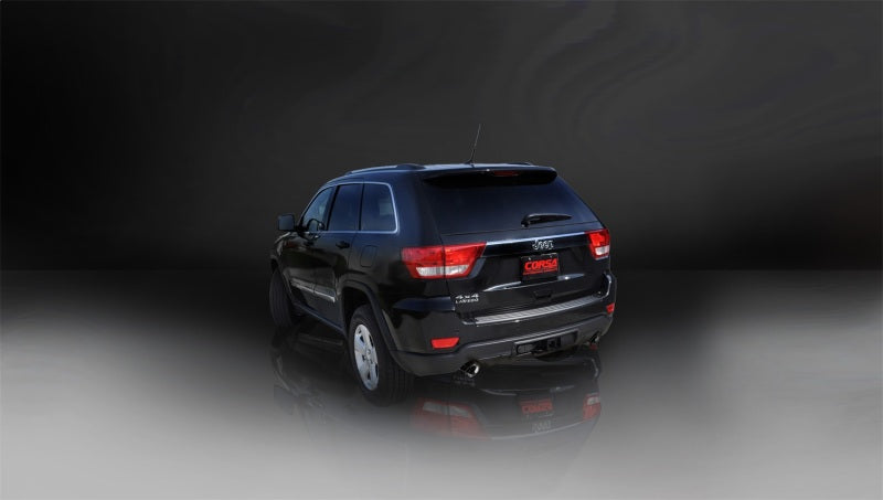 Corsa 2011-2021 Jeep Grand Cherokee 3.6L 2.5in Dual Rear Exit Sport Exhaust w/ 4.5in Black Tips Corsa 2011-2021 Jeep Grand Cherokee 3.6L 2.5in Dual Rear Exit Sport Exhaust w/ 4.5in Black Tips