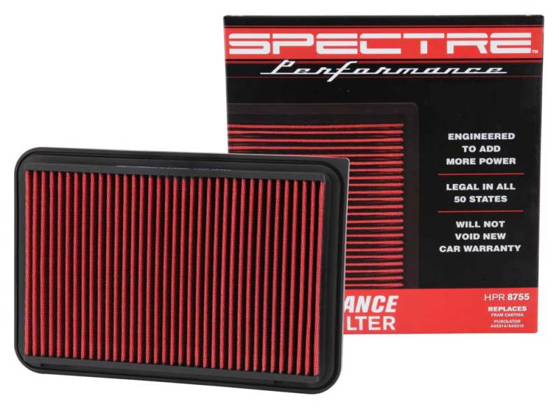 Spectre 14-17 Toyota Camry 2.5L L4 F/I Replacement Panel Air Filter Spectre 14-17 Toyota Camry 2.5L L4 F/I Replacement Panel Air Filter