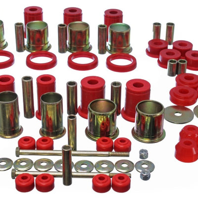 Energy Suspension 89-92 Chevrolet Camaro Red Hyper-flex Master Bushing Set