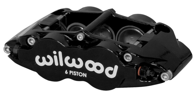 Wilwood Caliper Forged Narrow Superlite L/H FNSL6R-DS Dust Seal 1.62/1.12/1.12,1.25 Rotor - Black Wilwood Caliper Forged Narrow Superlite L/H FNSL6R-DS Dust Seal 1.62/1.12/1.12,1.25 Rotor - Black