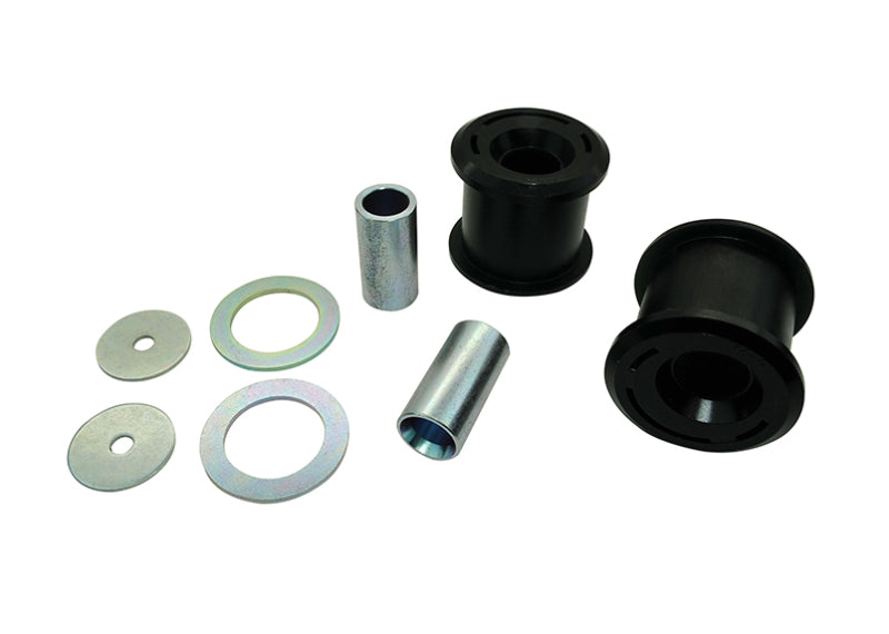 Whiteline Plus 6/09+ Front Control Arm Lwr Inner Rear Bushing Kit Caster Correction Whiteline Plus 6/09+ Front Control Arm Lwr Inner Rear Bushing Kit Caster Correction